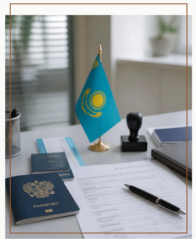 Оформление визы в Казахстан для поездки и работы в Сальске