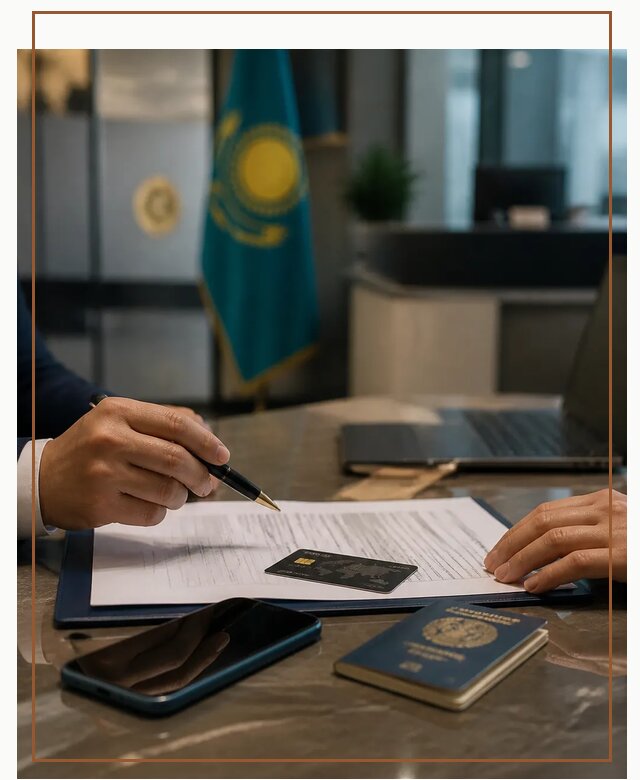 Открытие счета и банковской карты в Казахстане в Сальске